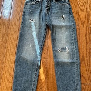 Denim & Supply Ralph Lauren Gray Ankle Cropped Jeans